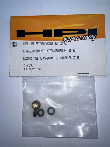 HPI Racing Fuel Line Fitting Washer Set (21BB) 1473 Vintage Rc Car Parts