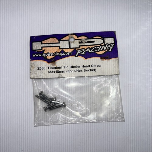 HPI Racing Titanium Binder Head Screw M3x18mm Hex Socket Hardware Z060