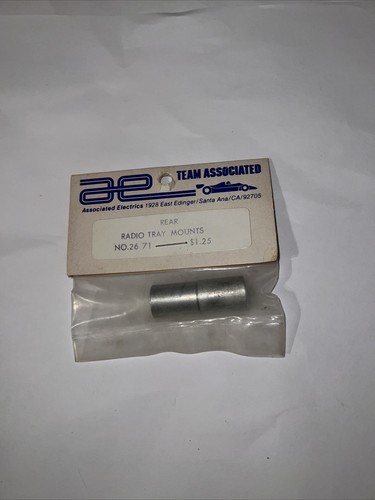 Vintage 1/8 Team Associated RC500 Aluminum Rear Radio Tray Mounts 2671