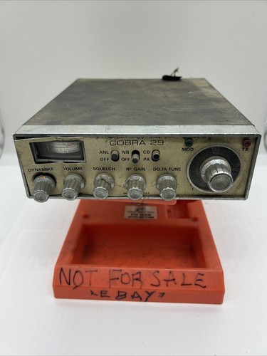 Cobra 29 CB Radio Vintage For Parts Or Repair