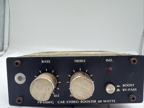 Car Stereo Booster PB-6000G 60 Watts Vintage Radio As-Is Untested