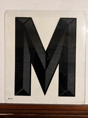 10” Zip Letter Changeable Outdoor 3d Letters (M) 10" Letter