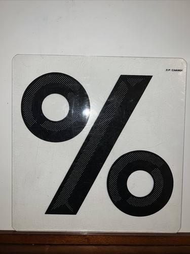Zip Letter Changeable Outdoor 3d Symbol Percentage (%) 10 Inch