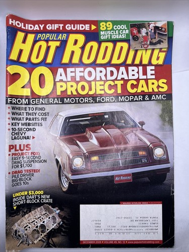 Popular Hot Rodding Magazine December 2009 Issue