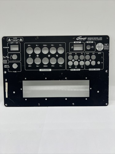 Genesis Media Labs G-505 Back Plate Parts