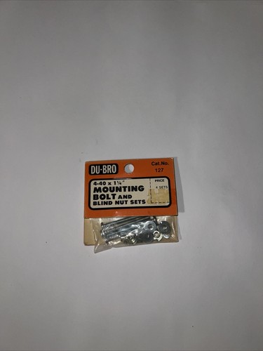 DuBro Mounting Bolts & Nuts, 4-40 x 1-1/4 [DUB127]