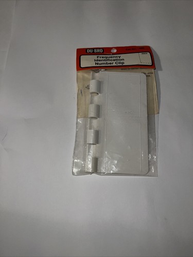 ###DUBRO 465 FREQUENCY ID CLIP (1 PC PER PACK) (DISCONTINUED)