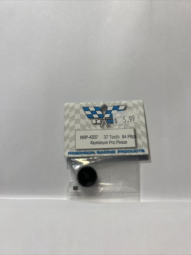 Pinion Gear By Robinson Racing 4337 64P "Aluminum Pro" 37T Pinion Gear
