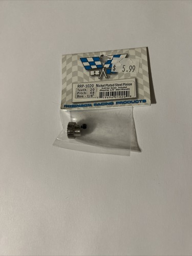 Robinson Racing Products 20-Tooth/48-Pitch Nickel Plated Steel Pinion RRP-1020