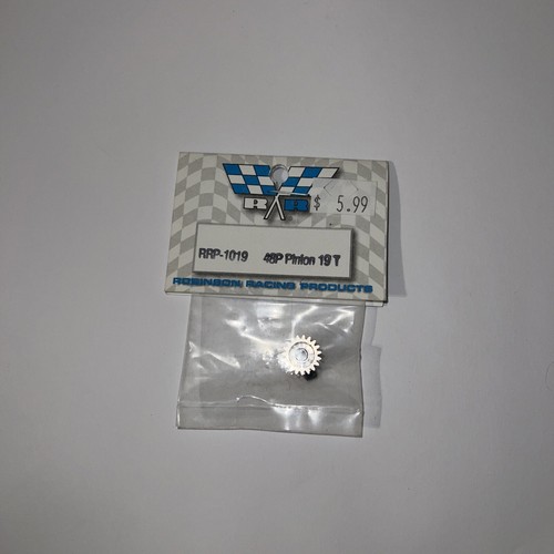 Robinson Racing Products 1019 48 Pitch Pinion Gear, 19T Nickel Plated
