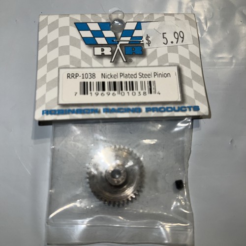 Robinson Racing Hard Nickel Plated 48 Pitch Pinion 38 Teeth 1038