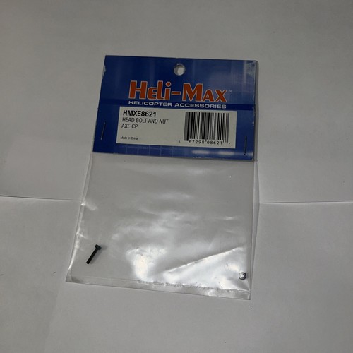 Heli-Max HMXE8621 Head Bolt & Nut for: AXE CP NewInPackage USA Shipped
