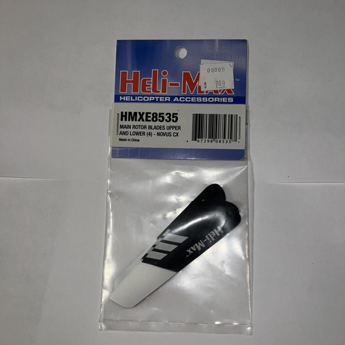 Heli-Max HMXE8535 Main Rotor Blades Upper & Lower 4 Novus CX