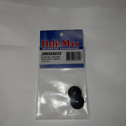 Heli-Max Upper & Lower Main Drive Gears Novus CX NIP