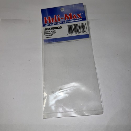 Heli-Max Pinion Gears Upper/Lower HMXE8035 New. NOVUS CX
