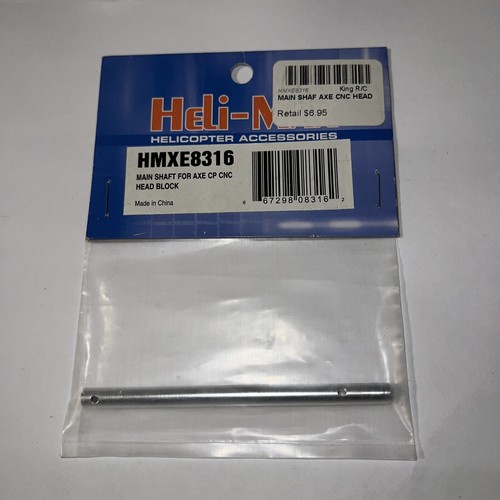HELI-MAX Main Shaft for Axe CP CNC Head Block HMXE8316 Helicopter NEW RC Part