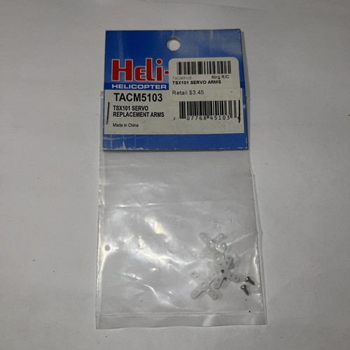 Heli-Max TACM5103 TSX101 Servo Arms Original New In Package 🇺🇸 USA Shipped