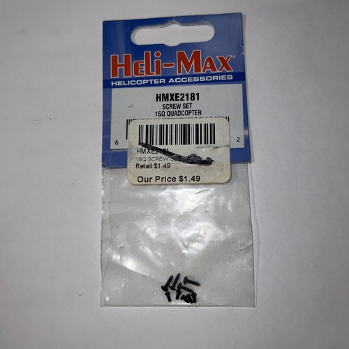 HELI-MAX HMXE2181 = SCREW SET: 1SQ QUADCOPTER (NEW)