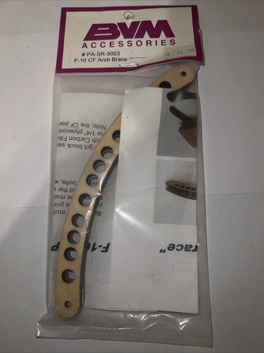 F-16 Jet Arch Brace BVM Accessories F-16 CF Arch Brace NOS