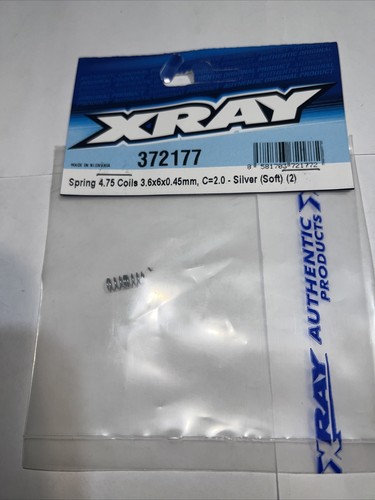 XRAY X12 Shock Spring (Silver/C=2.0) (2) [XRA372177]