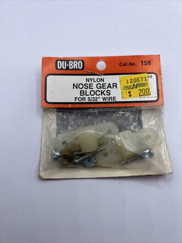 DU-BRO Nylon Nose Gear Blocks For 5/32" Wire #156
