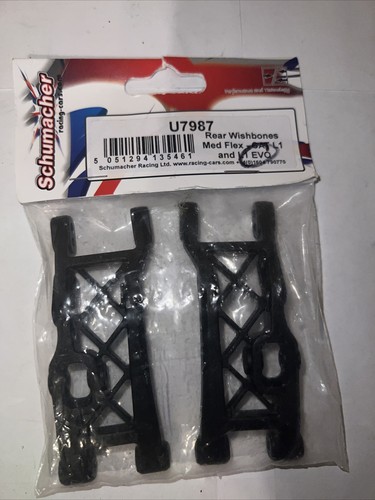 Schumacher Racing Rear Wishbones Med Flex - CAT L1 and L1 EVO SCHU7987