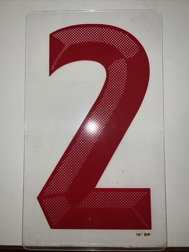 Business Letters Signs 3D See Thru Good For Lights 10” Inch Sign Lettering Red
