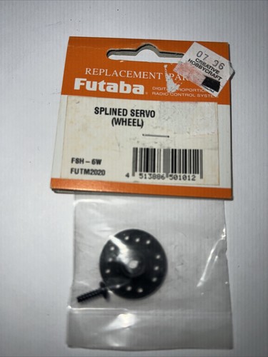Futaba Round 25T Splined Servo Horn (for 2.6-3mm screws) FUTFSH-6W
