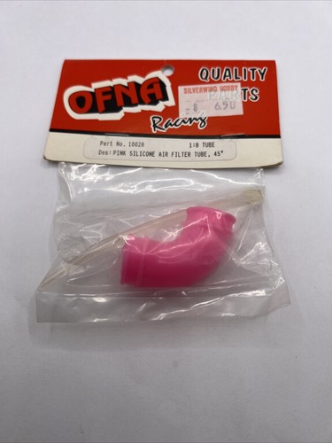 Ofna Pink Silicone Air Filter Tube 45 Degree 1/8 Scale Tube 10028