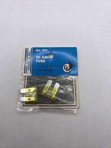 Carl Goldberg 20 Amp Fuse 2 pcs Vintage Rc 677