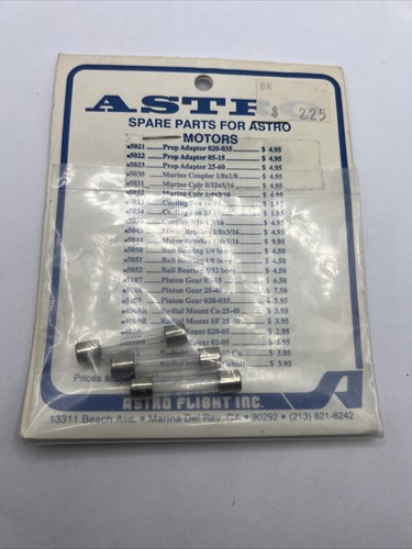 Vintage Astro Flight 1 Amp Fuse For (3) Pcs AC DC Hobby RC Battery Charger 5100