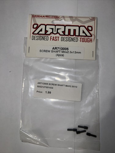 ARRMA Screw Shaft 4x2.5x13mm 2 ARAC9824 Elec Car/Truck Replacement Parts