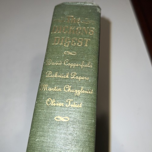 1943 THE DICKENS DIGEST DAVID COPPERFIELD OLIVER TWIST 1st Edition!