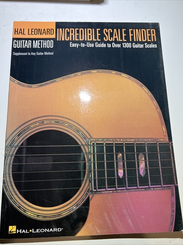 Hal Leonard: Incredible Scale Finder A Guide to Over 1,300 Guitar Scales