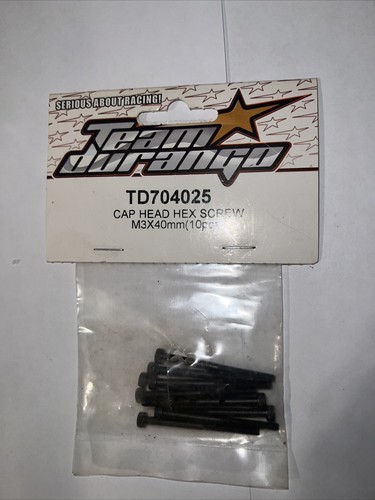 Team Durango TD704025 Cap Head Hex Screw M3x40mm (9)
