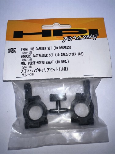 HPI Racing 100850 Front Hub Carrier Set 10 Degrees Cyber 10B