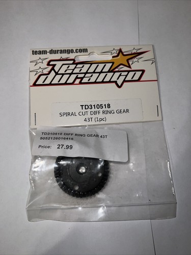 RC Team Durango TD310518 Spiral Cut Diff Ring Gear 43T (1pc)
