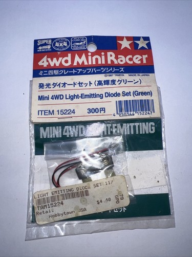 Tamiya Mini Racer 4wd Light-Emitting Donde Set (Green) 15224