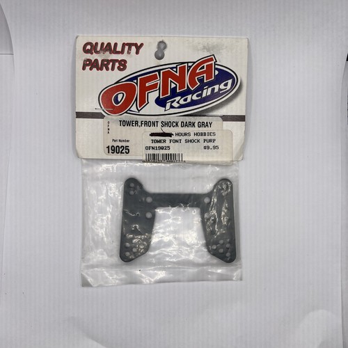 OFNA #19025 Dark Gray Front Shock Tower NEW RC Radio Controlled Part