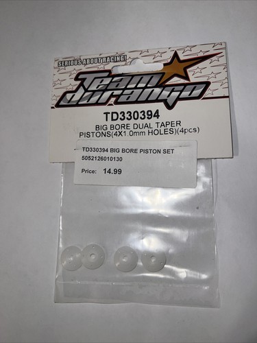 Team Durango TD330394 Big Bore Dual Taper Pistons 4x1.0mm Holes (4)