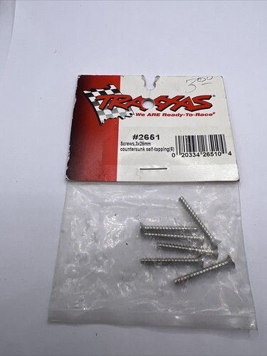 Traxxas Screws 3x 25mm Countersunk Self Tapping (6) 2651