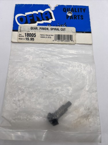OFNA, OFN18005 Gear, pinion, spiral cut