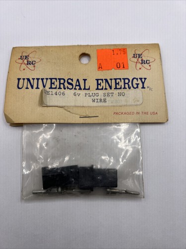 Universal Energy 6v Plug Set No Wire UE1406 New Oem