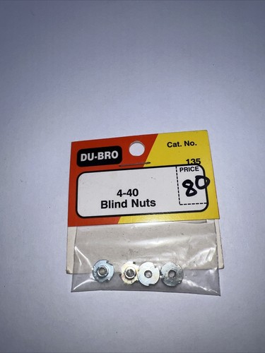 DuBro 4-40 Blind Nuts (4) 135