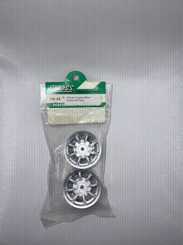 Cross Racing Equipment Chrome 8 Spoke Wheels (foam) M-Chassis Rc Car Wheels Rims