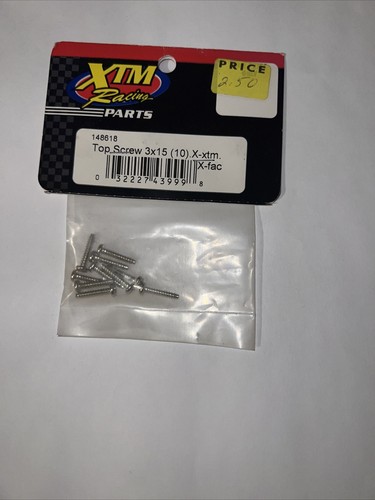 XTM Racing Parts - Top Screw 3x15 (10 pcs) x-xtm, X-Fac - Model # 148618