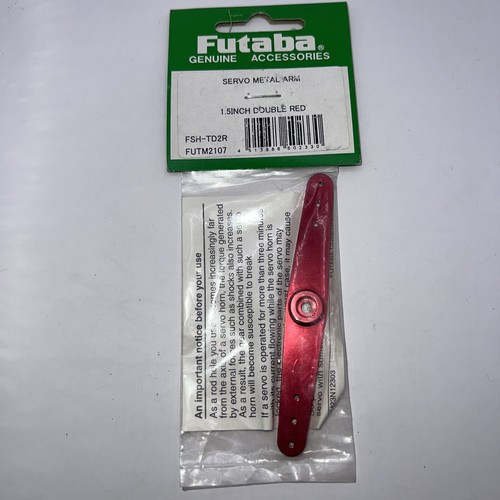 Futaba Servo Metal Arm 1.5 Inch Double Red FUTM2107 FSH-TD2R