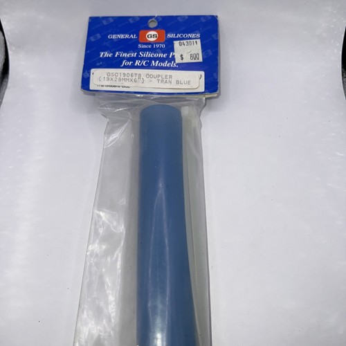 Silicone Tubing Coupler Adapter For Rc Models (19x29MMx6) GSC1906TB Tran Blue