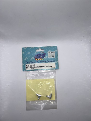 GS Racing 90 Degree Aluminium Press Fitting Fuel Nipple - GS-P00310SL