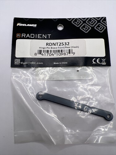 Radient Hinge Pin Brace Front/rear (slash) Vintage Rc Car Parts RDNT2532